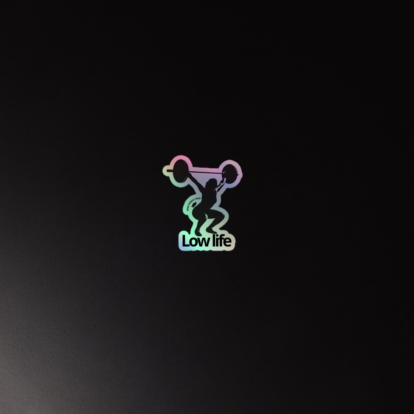 Low Life Lady Holographic sticker