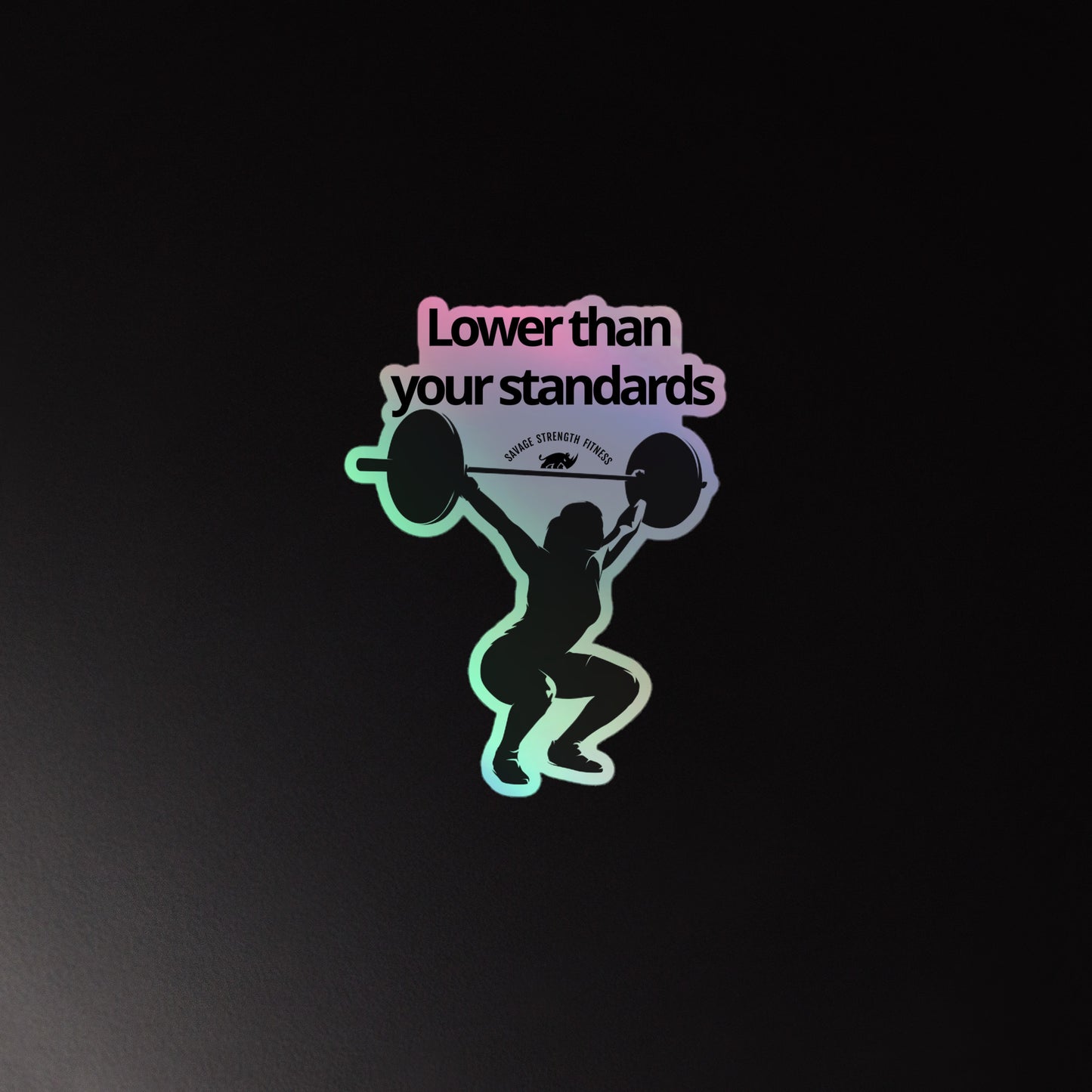 Lady Standards Holographic sticker