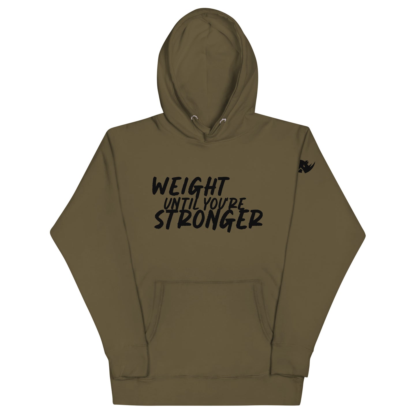 Weight Until You're Stronger Premium Unisex Cotton Heritage Hoodie