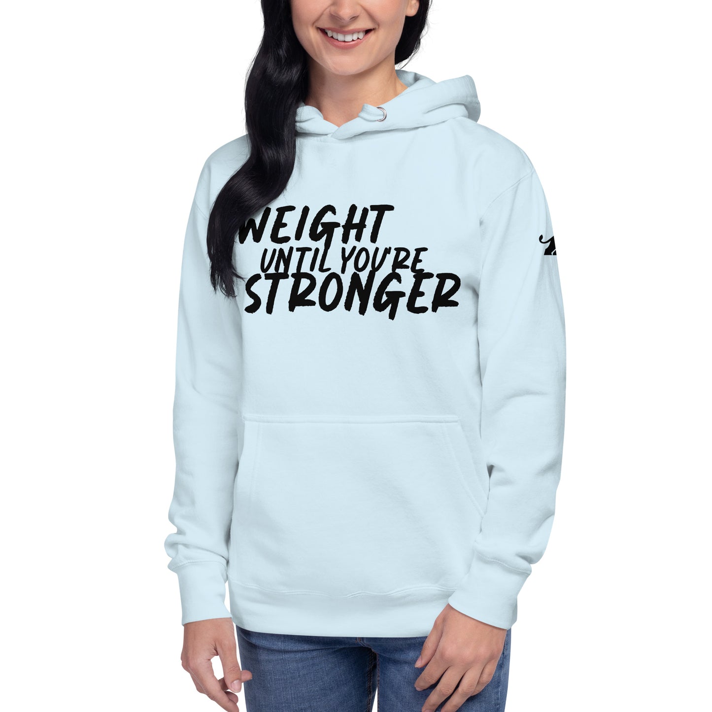 Weight Until You're Stronger Premium Unisex Cotton Heritage Hoodie